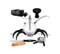 pack chicha oduman spider n9 eco et chauffe charbon et foyer silicone et charbon au coco