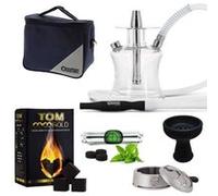 Pack chicha Oduman Travel N2 Plus + Kaloud Lotus + Foyer Silicone + Charbons Tom Cococha Gold Multicolore, Multicolore G
