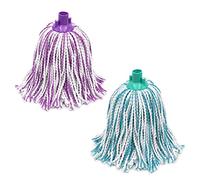 Pack Cia&Co 2 Vadrouille en Microfibre | Méga-Absorbants | pour Tous Les Types de sols et sols | Anti-Microbes | Ne Laisse Pas de Peluches | Atteindre Tous Les endroits | 100% Microfibres