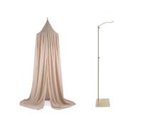 Pack ciel de lit Vintage 245 cm Nougat + flèche de lit Messing gold