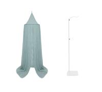 Pack ciel de lit Vintage 245 cm Sea green + flèche de lit blanche