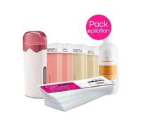 Pack Cire Roll'On Peaux Délicates Xanitalia Rose/Nacrée Roll'On