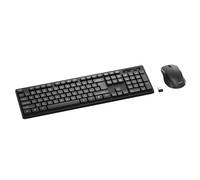 Belkin Ensemble clavier et souris BBZ010FR sans fil 2,4 GHz AZERTY Full Size Noir USB-A