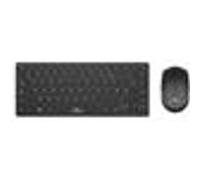 Pack Clavier et souris sans fil - BLUESTORK - PACK-MINI/FR - Ultra compact - Noir