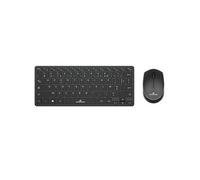 Pack Clavier et souris sans fil - BLUESTORK - PACK-MINI/FR - Ultra compact - Noir