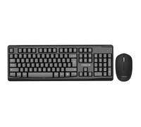 Pack Clavier et Souris Sans Fil - XSUS - Kit 2 en 1 - Couleur Noir - Récepteur USB Nano - 2.4GHz