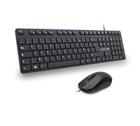 Pack Clavier et Souris - WorkMate Plus - AZERTY - 105 touches - 2400 DPI - Silencieux