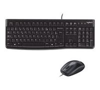 Pack Clavier filaire + Souris filaire Logitech Desktop MK120 Noir Noir G