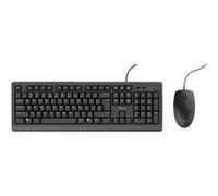 Pack Clavier Noir + Souris Noir avec fil Trust Primo G