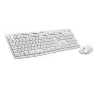 Pack Clavier sans fil Wifi Logitech MK295 Blanc + Souris sans fil Wifi silencieux Logitech Blanc cassé G