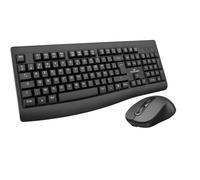 Pack Clavier Souris - BLUESTORK - PACK OFFICE RECHARGEABLE - Sans Fil - Noir