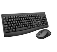 Pack Clavier Souris - BLUESTORK - PACK OFFICE RECHARGEABLE - Sans Fil - Noir