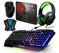 Pack Clavier Souris Casque Xbox One Pro-K5 Rgb Et Convertisseur
