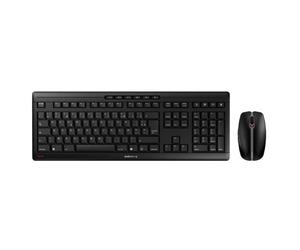 Pack clavier-souris CHERRY STREAM DESKTOP noir Le kit clavier-souris sans-fil durable, élégant et agréable d'utilisation.