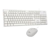 Pack clavier souris filaire 15 touches de raccourcis multimédias BLUESTORK Media Office