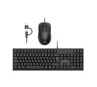Port Designs – Ensemble clavier et souris PORT Connect – USB – AZERTY – Français
