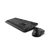 Pack Clavier-Souris Sans Fil Lusoris CSW08 - Clavier Ultrafin, 21 Touches Multimédia, Souris 5D 1600 DPI, Autonomie 4 Mois, Connexion 2.4GHz, Récepteur Nano, Conception Renforcée, Ergonomique Droitier