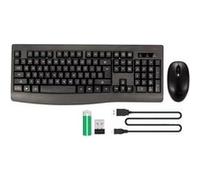 Pack clavier souris sans fil rechargeable BLUESTORK - Noir