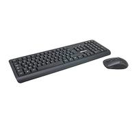 Pack clavier souris sans fils multimédia 2.4 GHz portée 10.00m noir