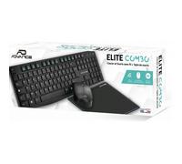 ADVANCE - Pack ELITE WIRELESS COMBO - Clavier et Souris Sans Fil + Tapis AZERTY Slim Design