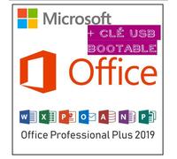 Pack Clé Usb Office Professionnel Plus 2019 - 1 Pc