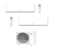Pack Climatiseur ATLANTIC BI SPLIT TAKAO M2 CONFORT 4KW + 2 unités 2000w 2 x 20m2 max )