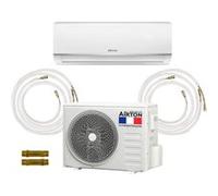 Pack Climatiseur reversible AIRTON - A Poser Soi-meme - 2500W - Readyclim 4M et 6M - 409730LF46