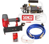 Pack cloueur pneumatique FIP18 + Compresseur silencieux AC4504 + Accessoires SENCO