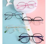 Pack combiné 5/1 pièce - Ensemble de lunettes de mode transparentes pour enfants, avec des cadres et des couleurs riches, convenant aux garçons et aux filles pour un port quotidien et la décoration, i