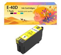 Pack combiné de Cartouches d'encre compatibles avec Les imprimantes à Jet d'encre pour Epson E-40D1 E-40D2 E-40D3 E-40D4 modèle T3100 T5100 Conception Haute capacité résistante 1*Yellow