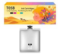 Pack combiné de Cartouches d'encre compatibles avec Les modèles pour Epson T05B T05B1 T05B2 T05B3 T05B4 pour imprimantes à Jet d'encre Workforce Pro WF-C878R WF-C879R 1*Black