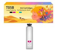 Pack combiné de Cartouches d'encre compatibles avec Les modèles pour Epson T05B T05B1 T05B2 T05B3 T05B4 pour imprimantes à Jet d'encre Workforce Pro WF-C878R WF-C879R 1*Magenta