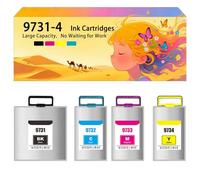 Pack combiné de Cartouches d'encre compatibles avec Les modèles pour Epson T9731 T9732 T9734 T9733 pour imprimantes à Jet d'encre Pro WF-C869R PX-M7070FX S7070X WF-C869RD3TWFC 1 Combo Pack