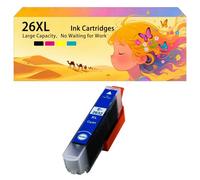 Pack combiné de Cartouches d'encre compatibles avec pour Epson 26XL T2621 T2631 T2632 T2633 T2634 pour imprimante à Jet d'encre Expression XP510 520 600 605 700 800 1*Cyan