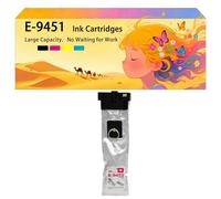 Pack combiné de Cartouches d'encre compatibles pour Epson Les modèles T9451 T9452 T9453 T9454 pour imprimantes à Jet d'encre Workforce Pro WF-C5210 C5210DW C5290 C5290DW C5710 C5790 1*Magenta