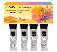 Pack combiné de Cartouches d'encre compatibles pour Epson Les modèles T9451 T9452 T9453 T9454 pour imprimantes à Jet d'encre Workforce Pro WF-C5210 C5210DW C5290 C5290DW C5710 C5790 4*Colors