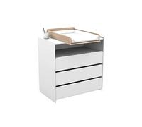 BODHI WHITE - Pack Commode + Table à Langer - Altobuy Blanc