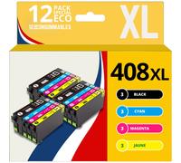 Pack compatible avec Epson 408L, 12 cartouches