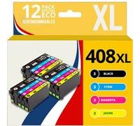 Pack compatible avec Epson 408L, 12 cartouches Pack G