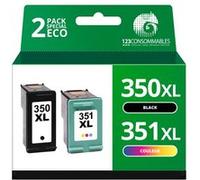 Pack compatible avec HP 350XL 351XL noir et couleur Pack