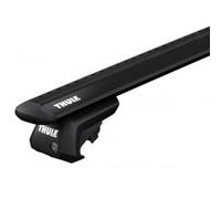 Pack Complet 2 Barres De Toit Avec Fixations Thule Wingbar Evo Alu Noir
