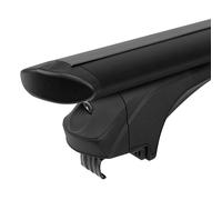 Pack complet 2 Barres de toit + fixations pour Chevrolet Trax 5 portes - Sonic Black - Aluminium