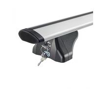 Pack complet 2 Barres de toit + fixations pour Renault Scenic II Grand Scenic 5 portes - Airo Fix - Aluminium profilé