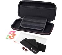 Subsonic Pack d'accessoires Nintendo Switch 2 Kit 5-en-1 sacoche verre trempé grips nettoyage Noir
