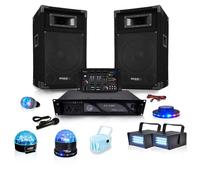 Pack complet 7 jeux de lumière + pack sonorisation