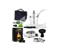 Pack complet chicha Travel N2 + Kaloud Lotus + Allume Charbon + Foyer Silicone Vortex