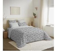 Pack complet housse de couette - Bérengère - 240x220 cm - 100% coton - Réversible - 6 pièces