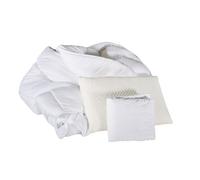 Pack dodo - OLYMPE - REVERIE - Oreillers mémoire de forme - Couette synthétique - Protège-matelas coton