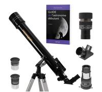- pack complet lunette astronomique omegon 70/700 az2 et zoom et guide et oculaires et barlow