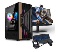 Pack Complet PC Gaming PC Racing Cosmo - AMD Ryzen 5 5500 | RTX 3050 6GB | 16 Go RAM | 1 To SSD | Écran 24 | Windows 11 Pro